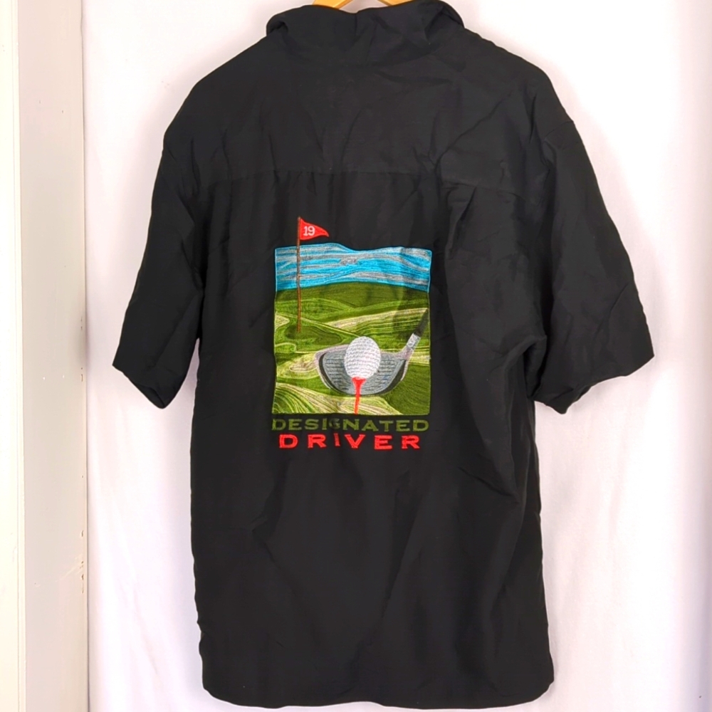 WEEKENDER Men's Large Designated Driver Short Sleeve Club Shirt